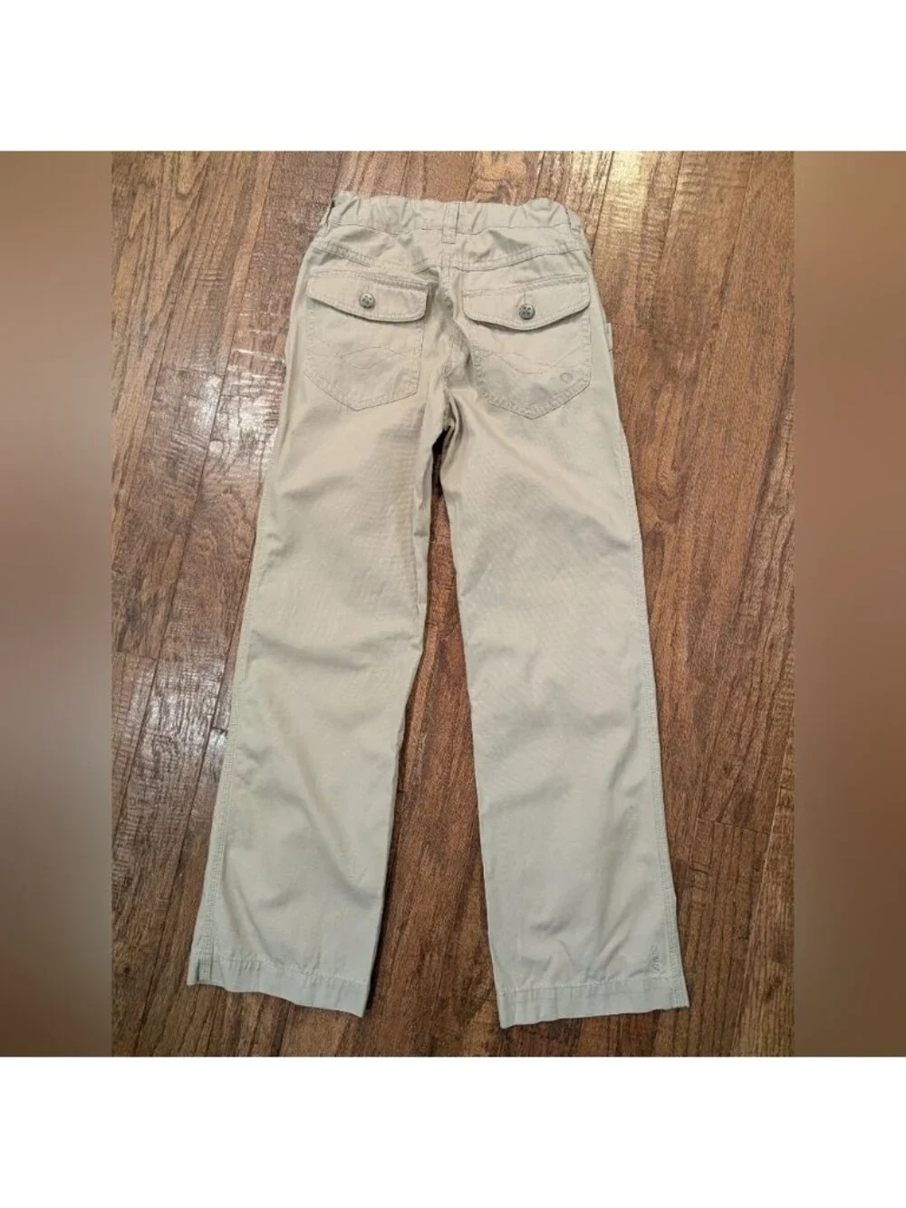 MEC Sienna Cotton Pants Tan Girls Size 10 Adjustable Waist